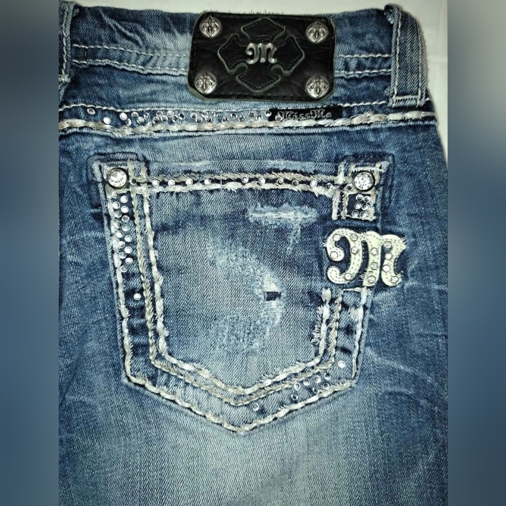 Miss Me Jeans Size 29 X 35 Easy Boot - Like New!! - Picture 7 of 9